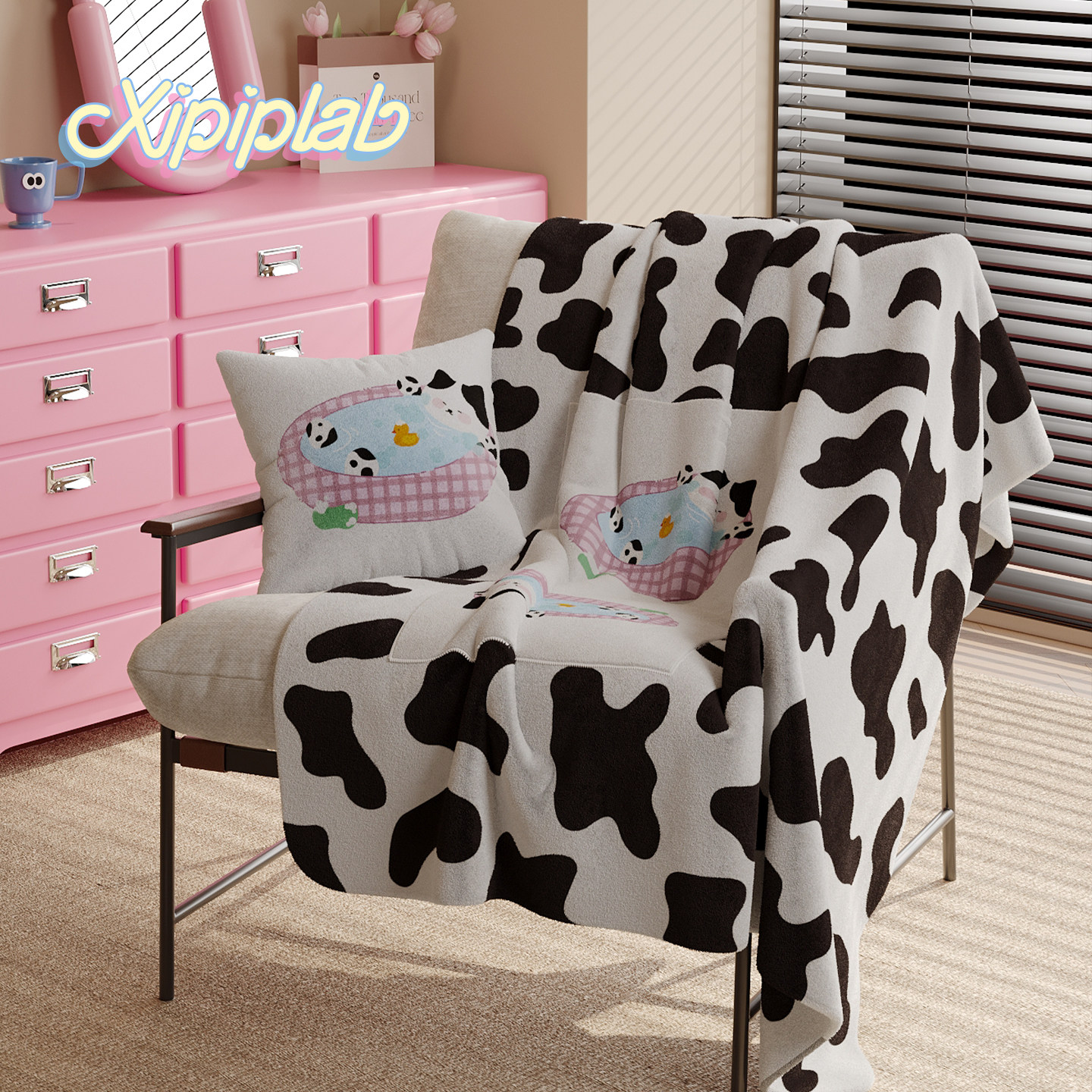 xipiplab抱枕毯子二合一午睡两用被子靠垫办公室折叠毯车载靠枕毯,居家布艺,抱枕被,淘宝优惠券,粉丝福利购,淘宝优惠卷