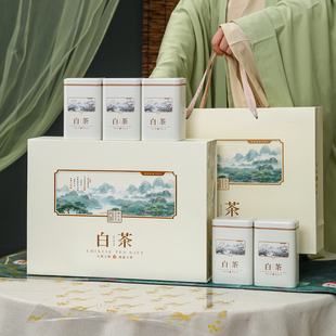 2025年新款白茶礼盒包装盒半斤通用安吉天目湖白茶散茶包装空礼盒