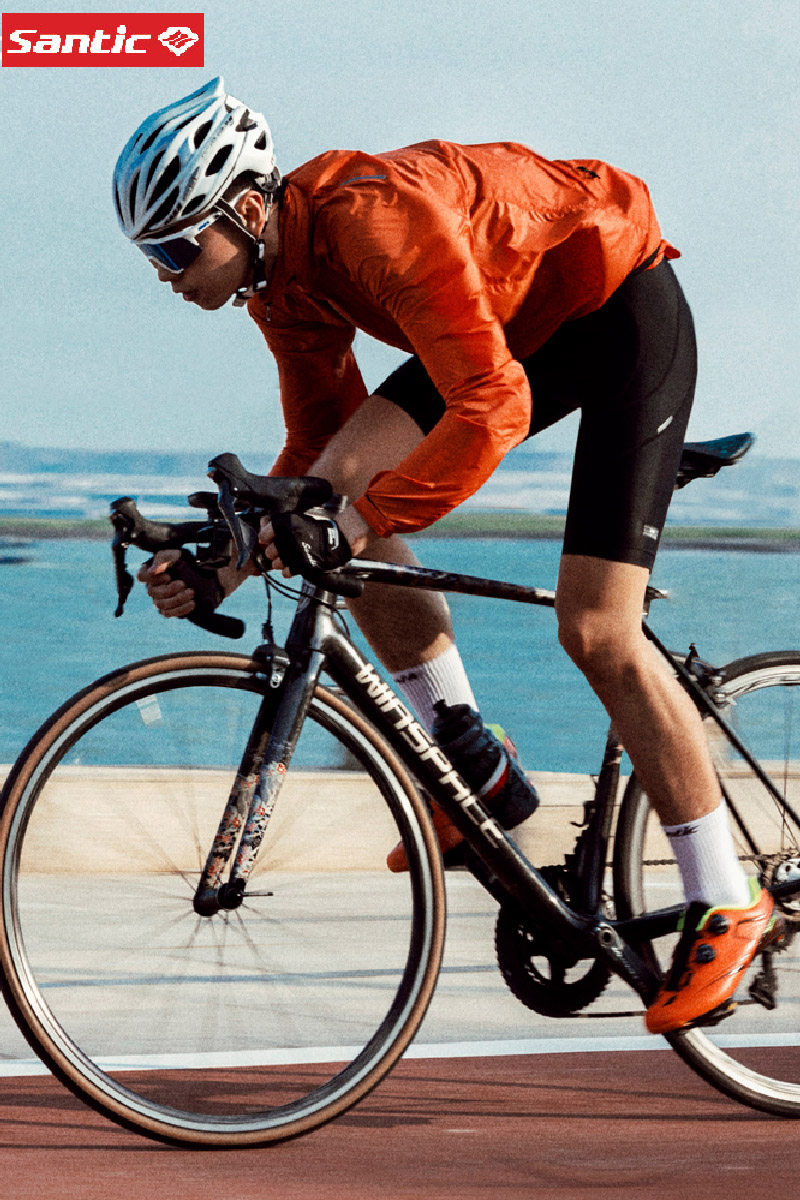 Santic森地客春夏新款骑行防风衣自行车户外皮肤衣防晒防风外套