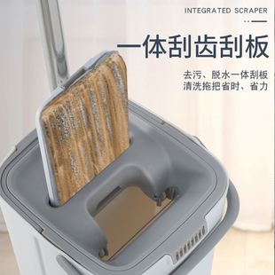 免手洗平板拖把家用懒人一拖净清洁用具可拆卸干湿两用平板拖把