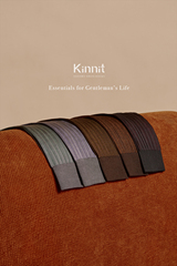 KINNITSOCKS绅士袜大红大紫三双套装拼色中筒正装袜