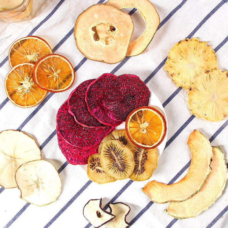 水果茶花果茶 手工网红水果片袋装混合水果片火龙果猕猴桃木瓜