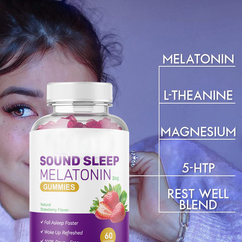 睡眠Sleep Gummies for Sleep Pain Stress Relief Gummies软糖