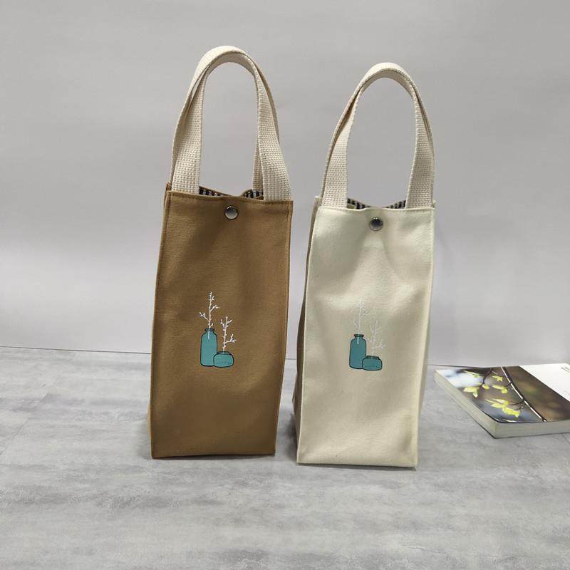 水杯雨伞手提袋帆布焖烧壶水壶袋保温杯套早餐袋收纳包防水便当袋,餐饮具,杯套,淘宝优惠券,粉丝福利购,淘宝优惠卷