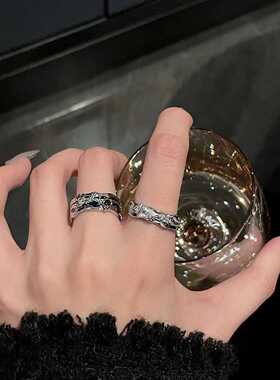 ins简约冷淡风金属戒指