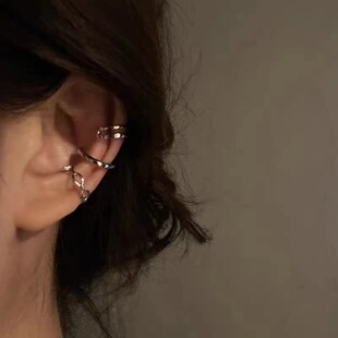 高级感链条耳夹无耳洞女复古港味气质简约冷淡风耳骨夹小众酷个性