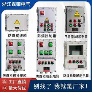 定制防爆照明配电箱不锈钢防爆接线箱触摸屏仪表控制箱检修插座箱