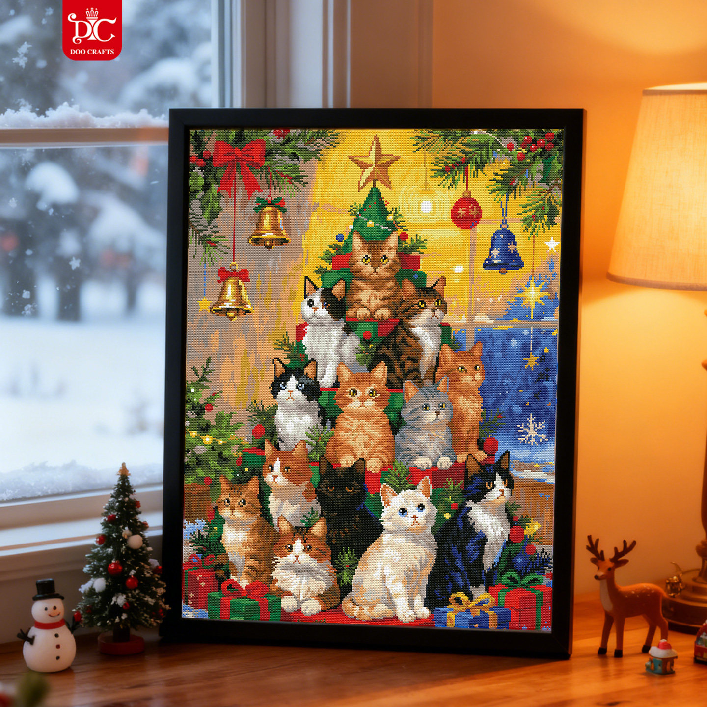 DC蒂彩2025年新款圣诞节钻石画