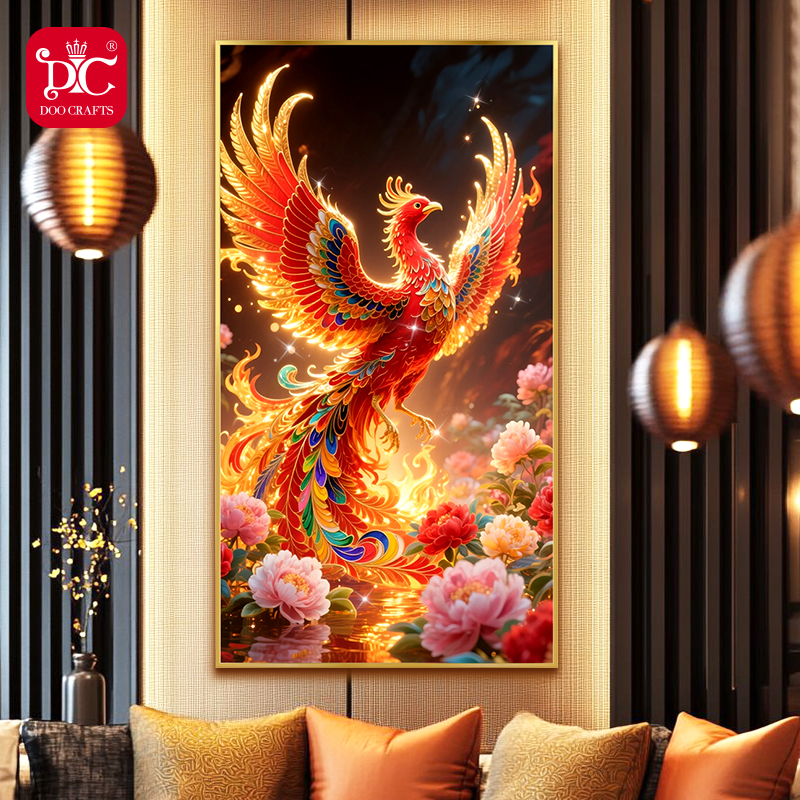 蒂彩dc凤凰钻石画新款高级感