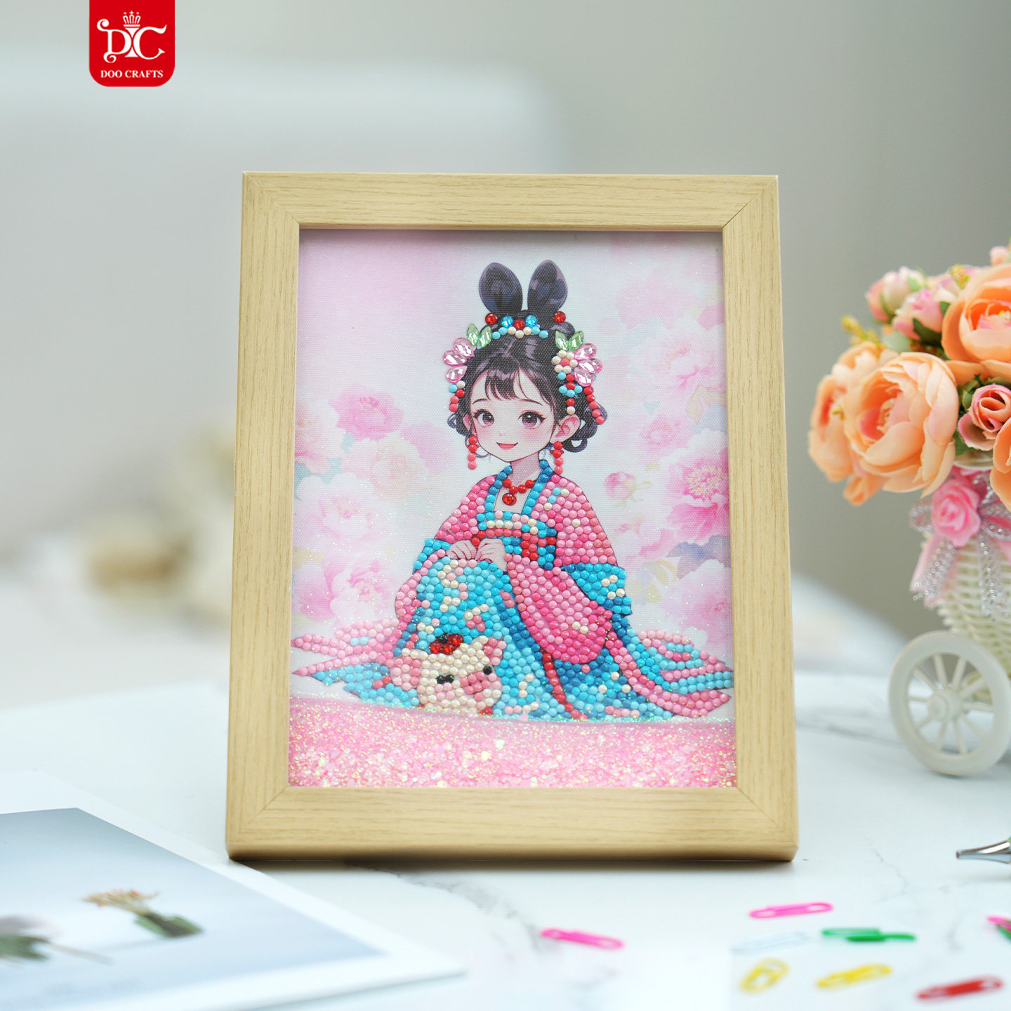 DC蒂彩钻石画2026新十二生肖国潮古风女生手工diy十字绣相框摆台,居家布艺,钻石绣,淘宝优惠券,粉丝福利购,淘宝优惠卷