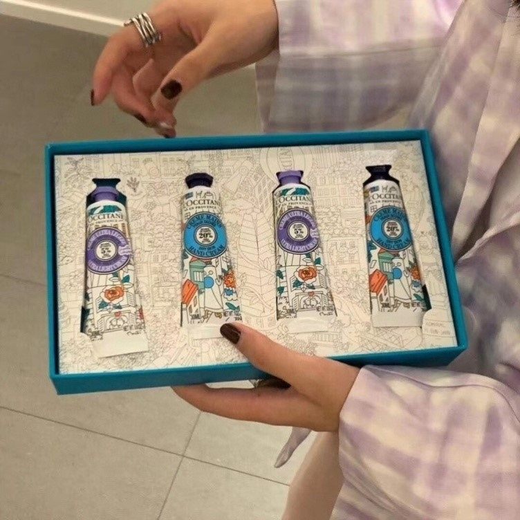 秋冬bi买!欧家润护手霜30ml礼盒套装乳木果玫瑰樱花薰衣草牡丹