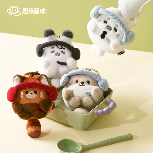 厘米星球来电小动物毛绒耳机包