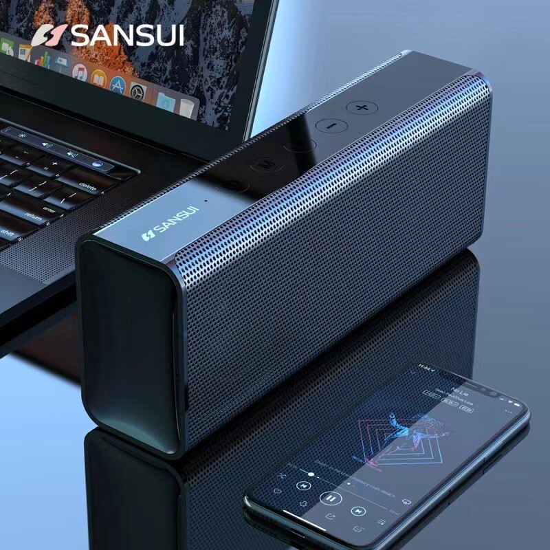 山水新款蓝牙音箱重低音炮无线迷便携家用电脑车载插卡音响你户外