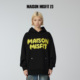 Misfit 张奕然同款 Maison 15过度男女情侣宽松连帽加绒春秋卫衣