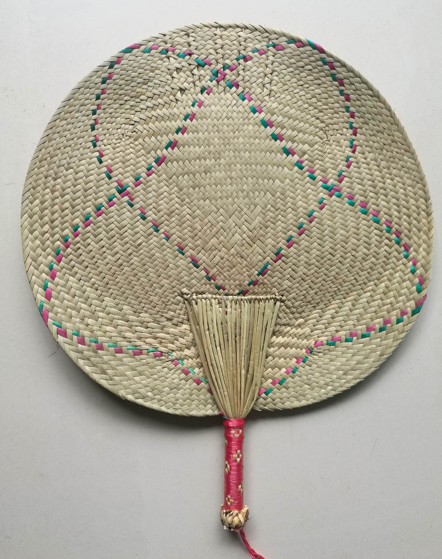 怎么编扇子,草编_大山谷图库