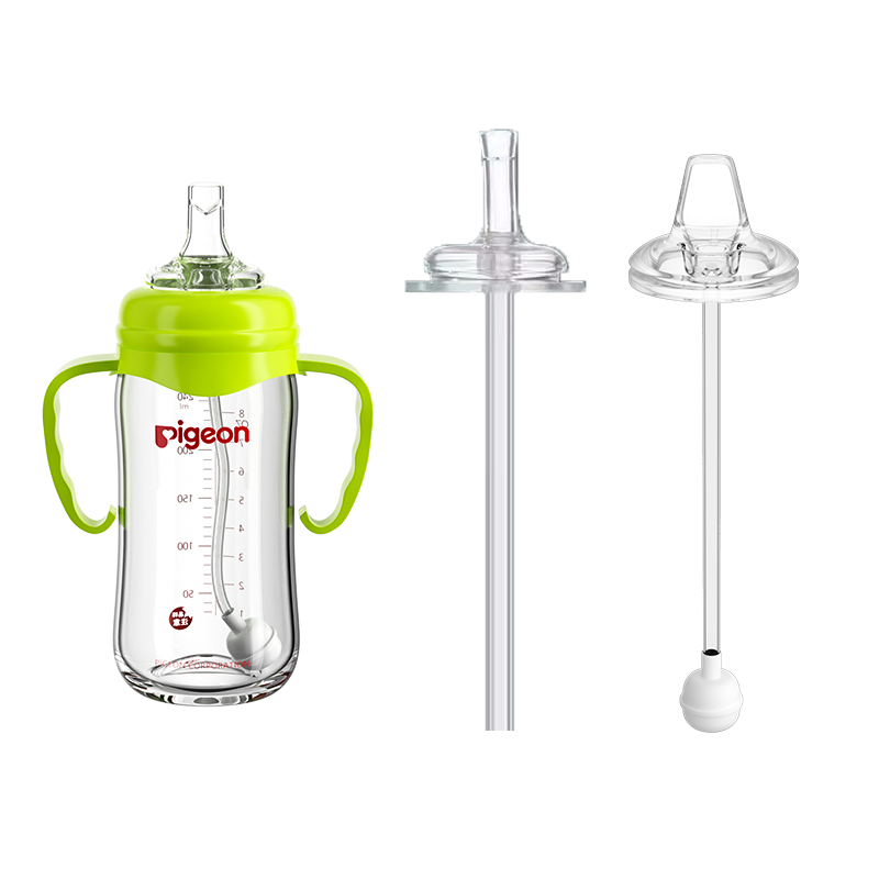 适配贝亲奶瓶配件吸管奶嘴鸭嘴第三代把手柄重力球学饮吸管杯通用