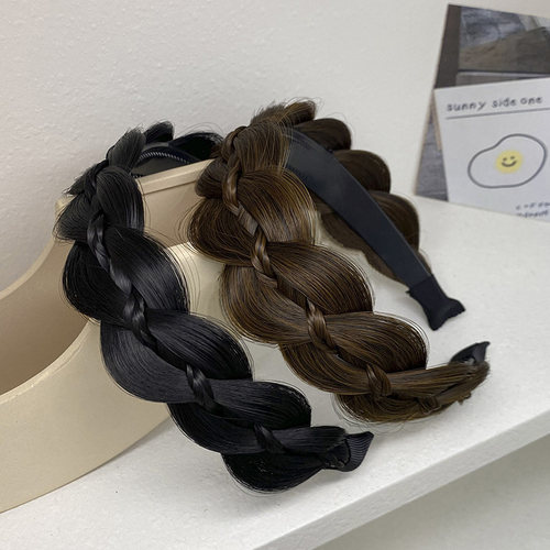 发箍网红假发辫夹心拉花款韧性强