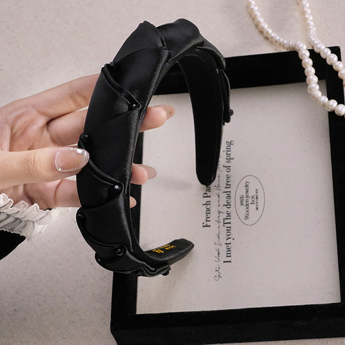 发箍缎面小香风小众设计感气质