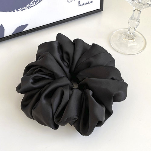 发圈缎面简约高级感显发量质感