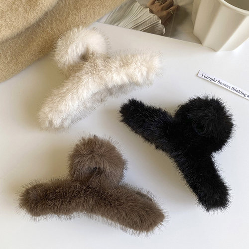 抓夹水貂毛美拉德大号抓发量多