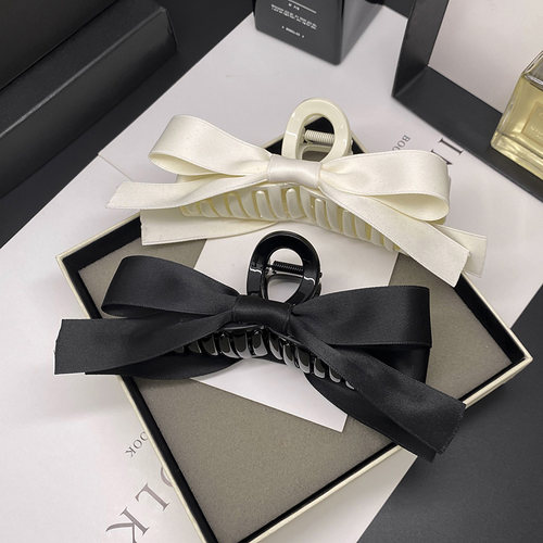 大号抓夹赫本风大号蝴蝶结鲨鱼夹