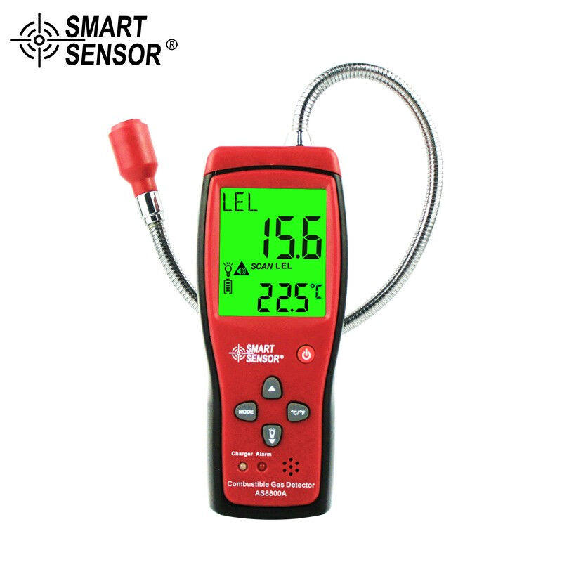 希玛AS8800A可燃气体检测仪数显检漏仪易燃天然气煤气液化气沼气