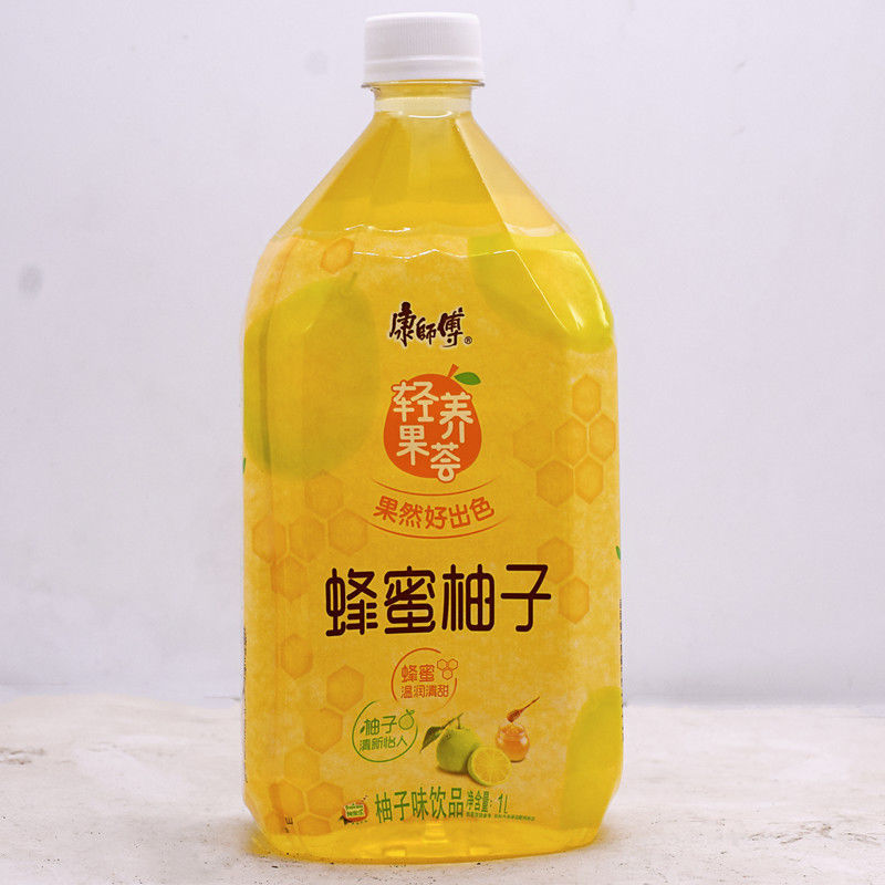 康师傅官方旗舰店茉莉清茶花茶调味花茶饮料 夏季饮品大瓶装1l*2