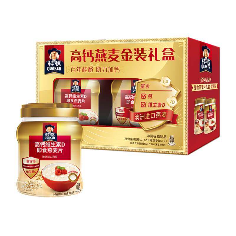 桂格高钙维生素d即食燕麦