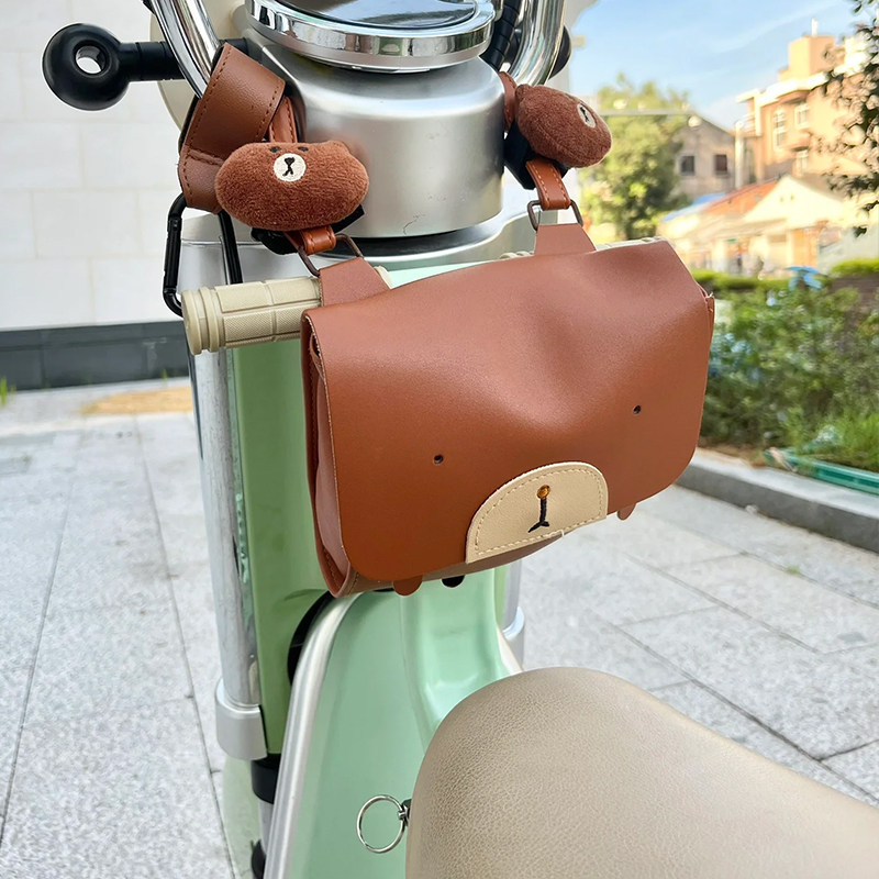 小熊电动车前置物兜大容量九号爱玛雅迪后置挂物包防水通用收纳袋,电动车/配件/交通工具,电动车挂包,淘宝优惠券,粉丝福利购,淘宝优惠卷