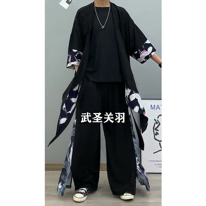 五虎将汉服道袍男中国风山河令古风男装武圣关羽神威马超龙胆赵云