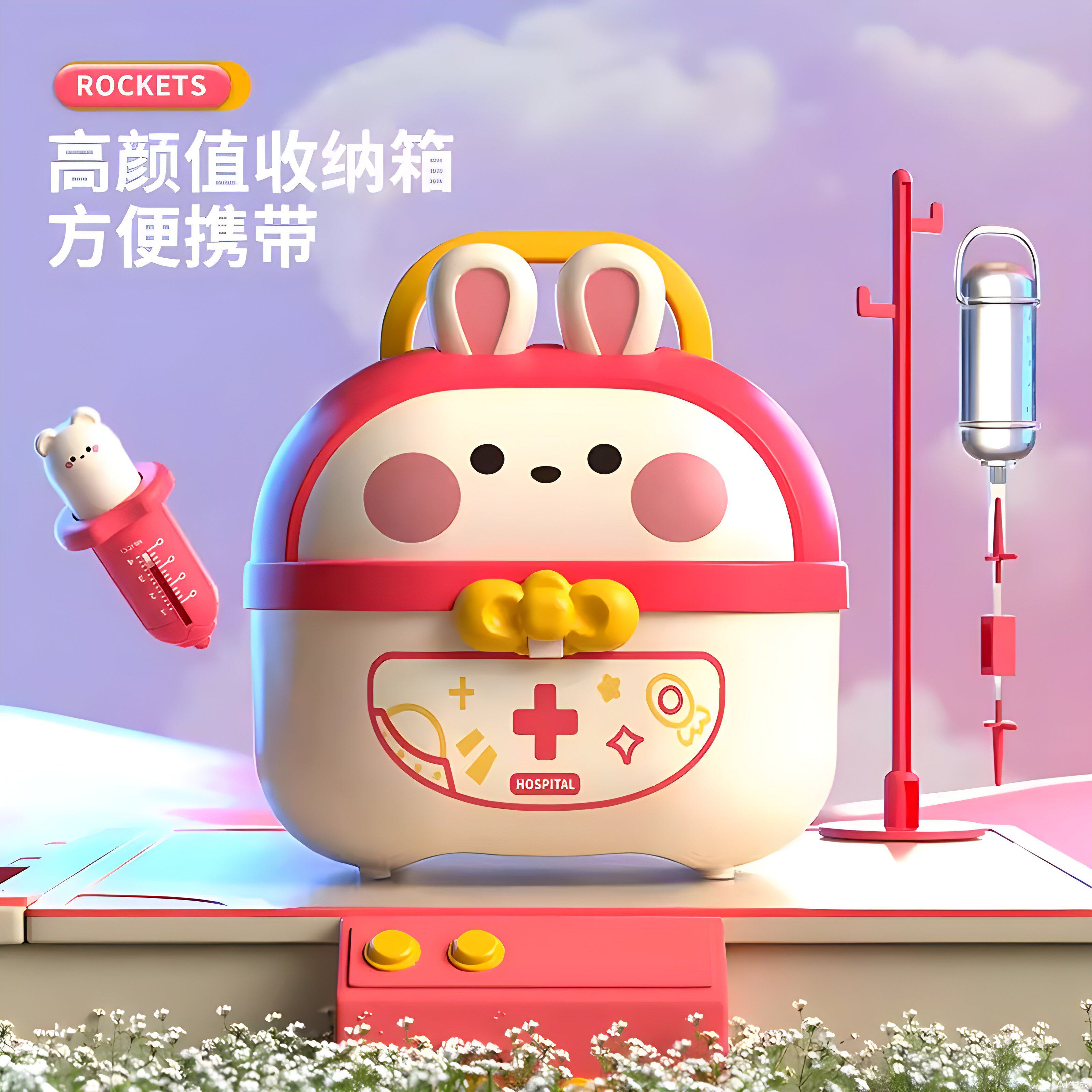 儿童过家家小医生玩具套装女孩听诊器看病扮演打针医疗箱礼物