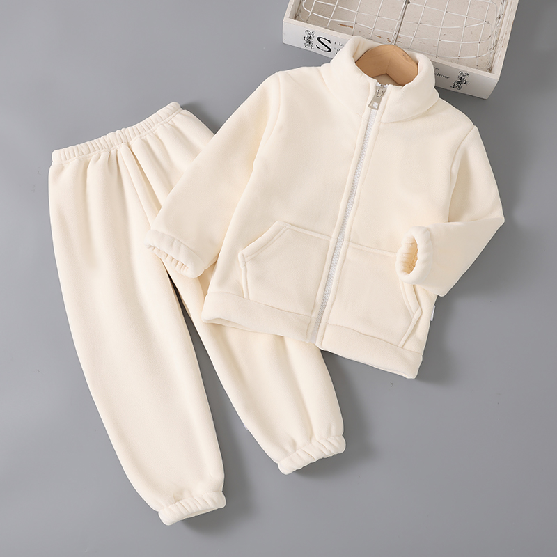 亲子冬季双层加厚套装