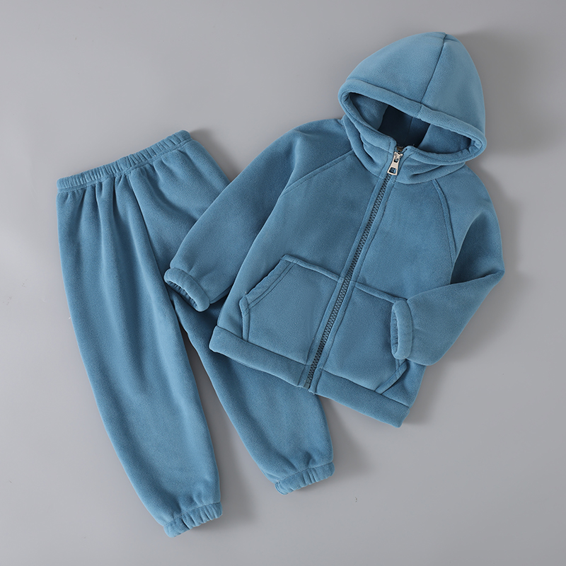 亲子款加厚奥粒绒套装