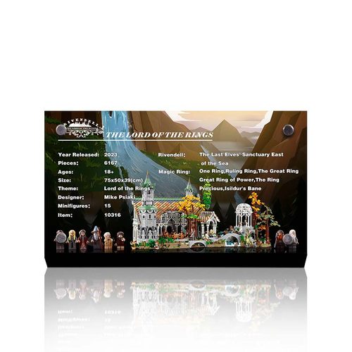 10316指环王幽谷展示铭牌