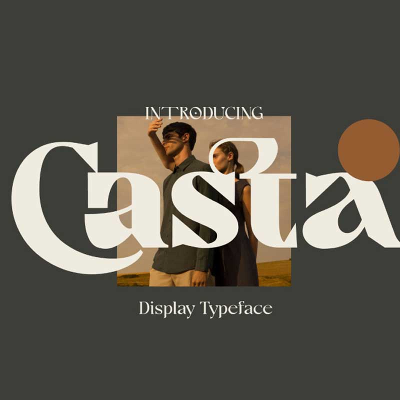 Casta全套54otf  潮流简约时尚经典现代海报艺术潮酷英文字体素材