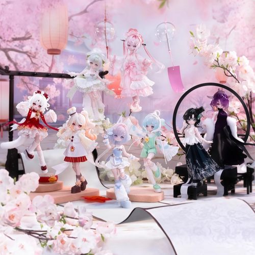 新品米甜三代运势小签灵8分bjd可动人偶盲盒周边桌面摆件潮玩礼物