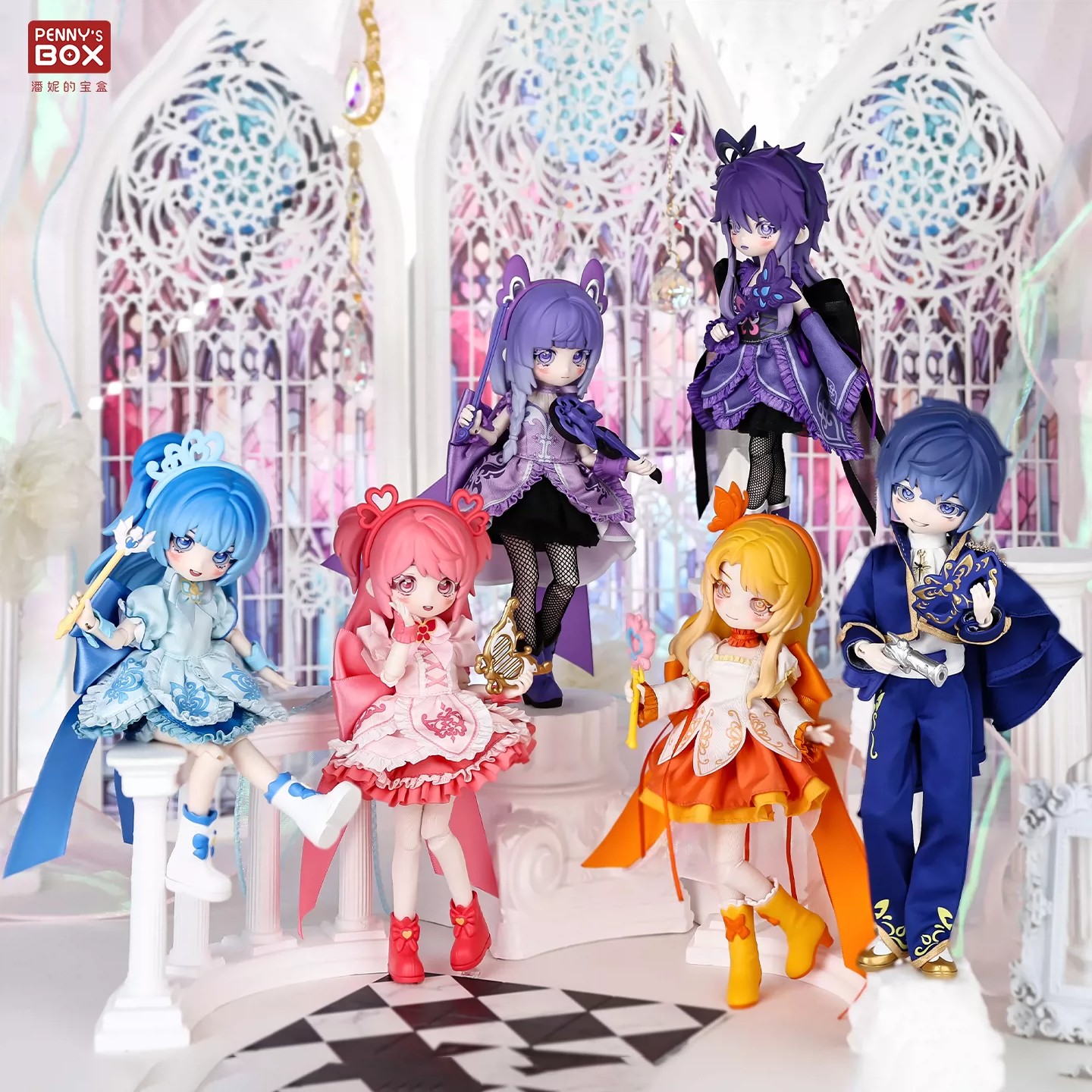 潘妮的宝盒巴啦啦小魔仙初代魔仙8分BJD盲盒可动人偶手办可爱礼物