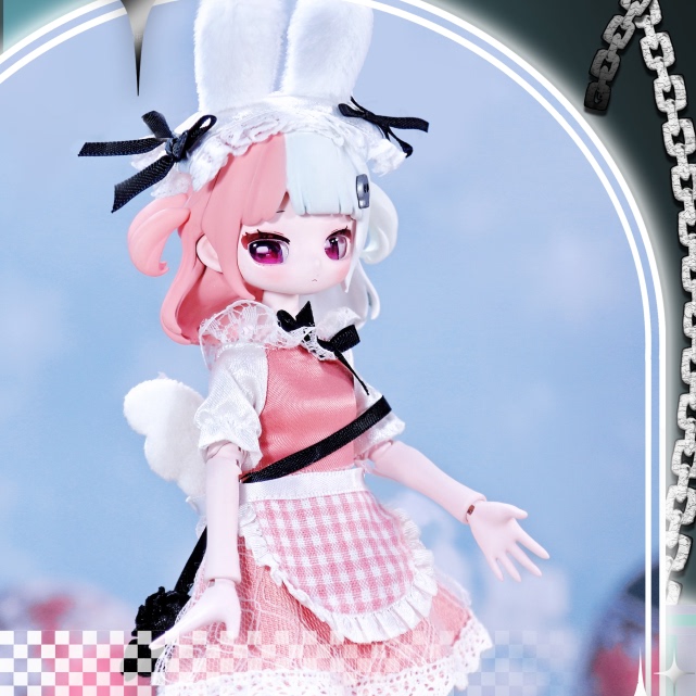 正版心跳狂想曲系列8分bjd盲盒可动人偶潮玩手办女生生日礼物摆件