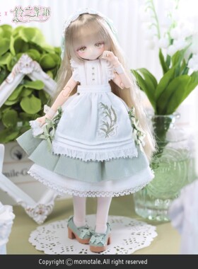 正版未语集momo少女体系列八分MJD可动人偶12分bjd潮玩手办摆件