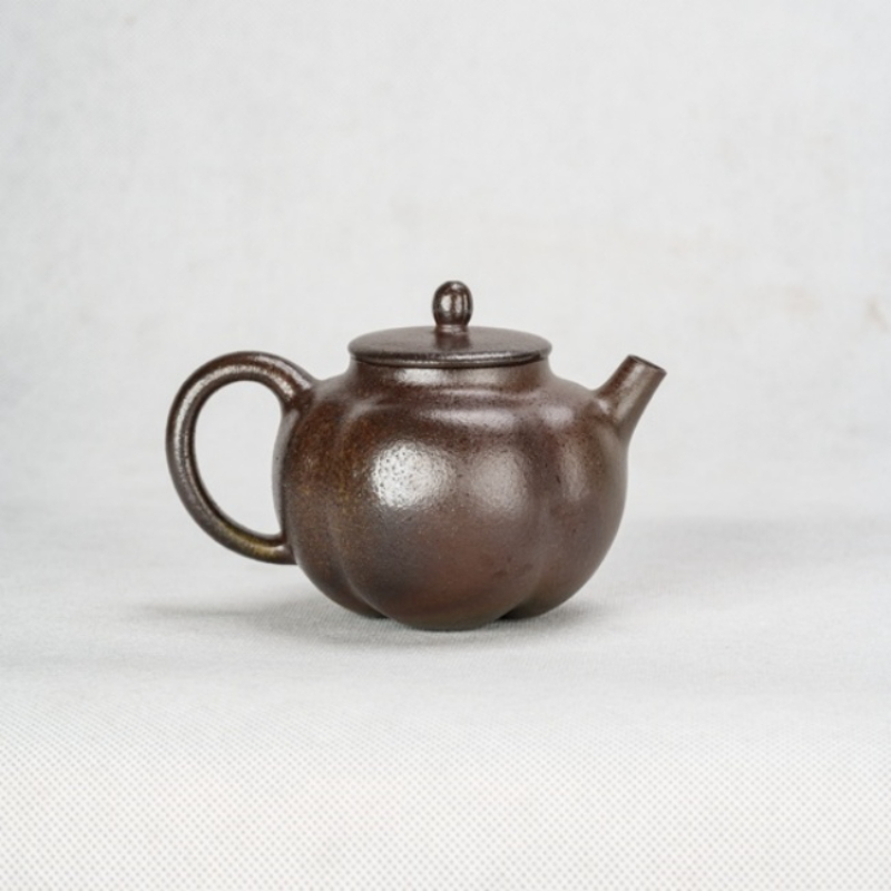 DLG 紫砂壶 天青；160cc【柴烧清馨】24014098