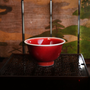 逸古堂郎红压手主人单杯景德镇陶瓷男女士个人专用2025新款高端