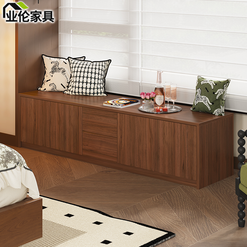 飘窗柜储物柜落地矮柜卧室榻榻米