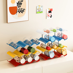 水杯收纳架家用客厅柜内多层省空间保温杯子杯架桌面大容量置物架