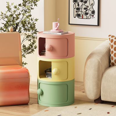 摆件式创意小型卧室多层奶油风