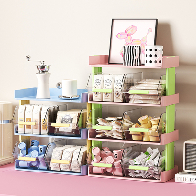 茶包置物架分格抽屉式收纳盒桌面