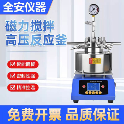 全安仪器磁力搅拌高压反应釜