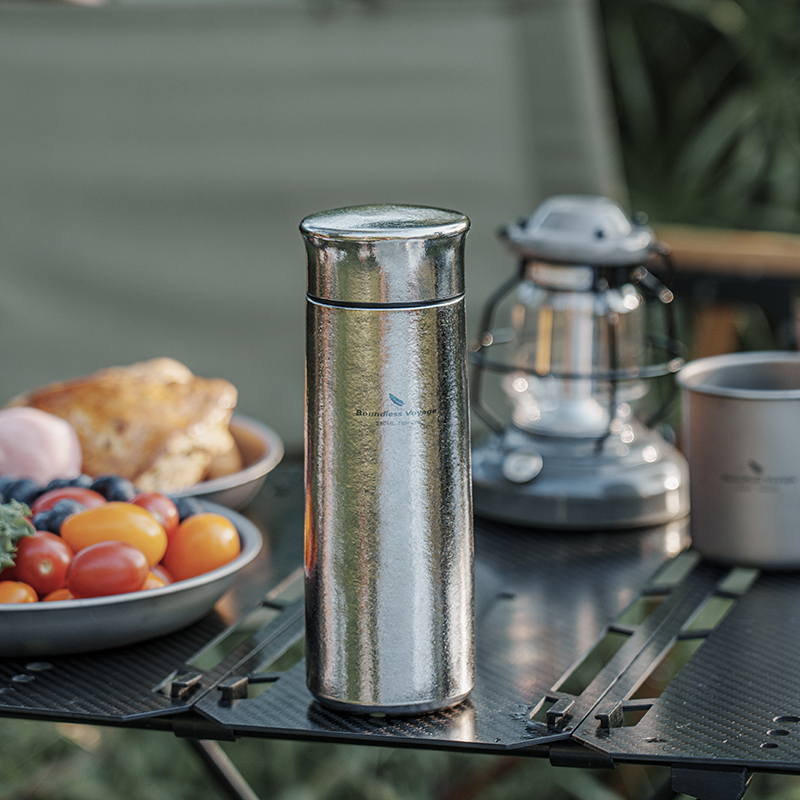 必唯純鈦高檔保溫杯280ml雙層