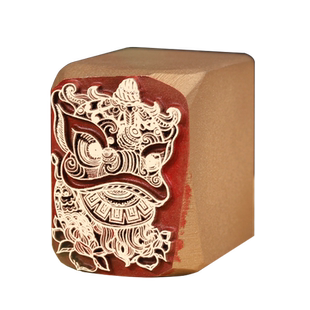 莲中坐佛印章定刻书画闲章成品压脚引首黄铜国画印章篆刻盖章