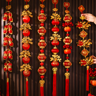 新款红色灯笼福字2026马年挂饰过年春节喜庆乔迁家用装饰仙仁鑫