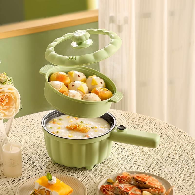 电煮锅多功能小型火锅学生宿舍锅电热火锅多功能泡面锅南瓜锅礼品